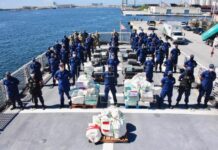 La Fuerza Naval de Nicaragua confisca 420 paquetes de cocaína en el Pacífico