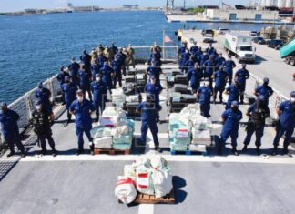 La Fuerza Naval de Nicaragua confisca 420 paquetes de cocaína en el Pacífico