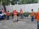 Limpieza en las instalaciones del Instituto de La Ceiba, con el objetivo de utilizarlo como albergue temporal