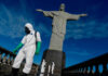 Cristo Redentor de Río de Janeiro fue sometido a una estricta limpieza para garantizar la seguridad de los asistentes desde este sábado