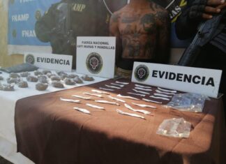 En allanamiento detienen un presunto distribuidor de drogas en Cane, La Paz