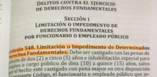 Requerimiento Fiscal contra policía que lanzó bomba lacrimógena dentro de autobús