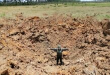 FFAA Inhabilitación área clandestina de aterrizaje FFAA