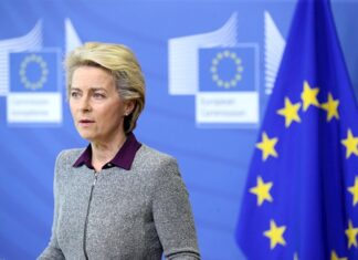 Las cuarentenas no limitan la labor de la Unión Europea en Bruselas Ursula von der Leyen