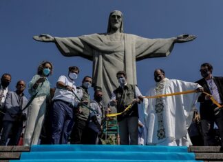 El emblemático Cristo Redentor reabre sus puertas en Río tras cinco meses Cristo del Corcovado