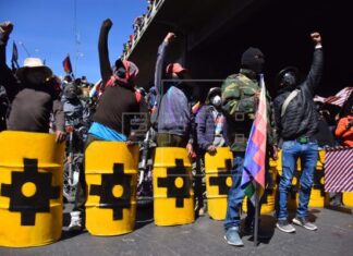 La Policía Boliviana busca a dirigentes denunciados por promover protestas Protesta
