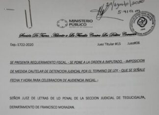 MP presenta requerimiento fiscal contra Samuel de Jesús Martínez por atropellar a fiscal
