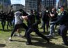 Al menos 18 detenidos en protestas contra el confinamiento en Australia protestas