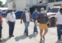 Dialogo entre representantes de la Asociación de Bares de Tegucigalpa y las autoridades de Copeco