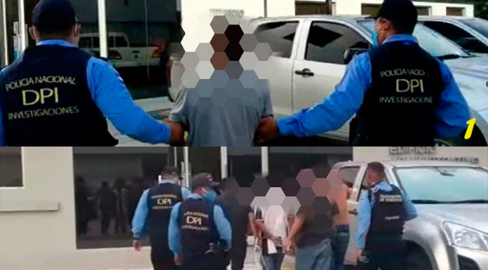 Arrestos policiales en Honduras