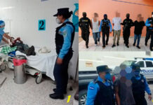 Arrestos policiales en Honduras