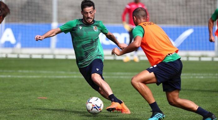 David Silva supera el covid-19 y completa su primer entrenamiento con la Real
