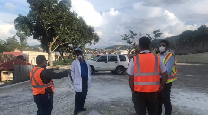 Avanzan obras en plantel para el Hospital Móvil de Santa Rosa de Copán Santa Rosa