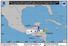 Nana se puede convertir en huracán hoy