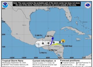 Nana se puede convertir en huracán hoy