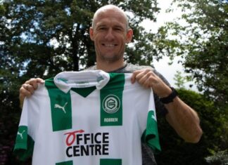 Robben marca con el Groningen 18 años después