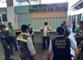 Fusina en coordinación con otras instituciones inspeccionan medidas de bioseguridad en Mercado La Isla Mercado la Isla