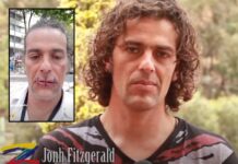 Escultor colombiano se cose los labios para reclamar más atención a artistas