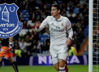 James Rodríguez es nuevo jugador del Everton, según medios colombianos