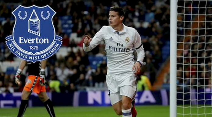 James Rodríguez es nuevo jugador del Everton, según medios colombianos