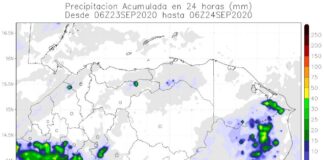 Se pronostica probables precipitaciones, tormentas eléctricas en horas de la tarde