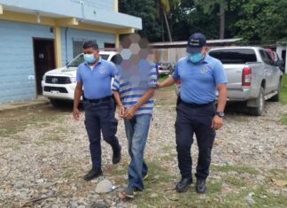 DPI capturó a un sujeto que estranguló, quemó y enterró a su hermano en el patio de la casa
