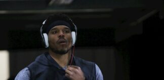 Newton da positivo al coronavirus y no jugará contra los Chiefs Cam Newton.