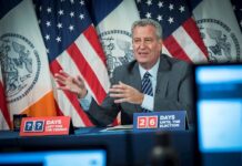 Nueva York lanza un mapa ‘online’ ciudadano con las zonas cerradas por COVID-19 Bill de Blasio