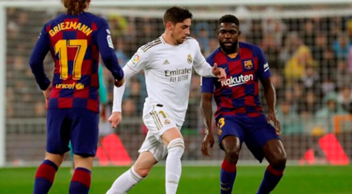 Barcelona y Real Madrid empatan (1-1) al descanso de un clásico muy abierto