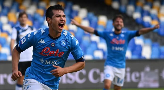 «Chucky» Lozano juega una hora en el triunfo del Nápoles en Benevento