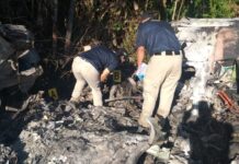 Se trasladará a Tegucigalpa fardo de presunta cocaína encontrada en avioneta accidentada en La Mosquitia