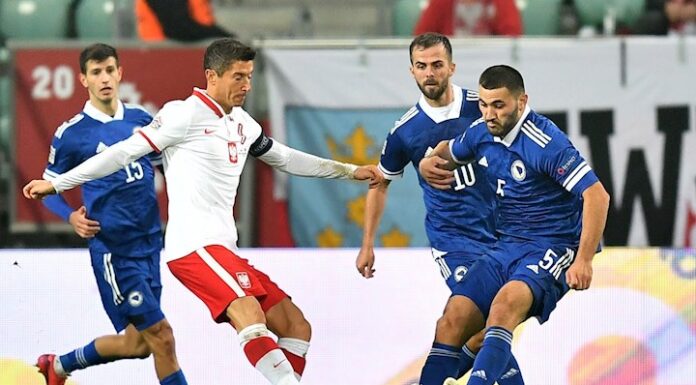 3-0. Lewandowski liquida a Bosnia