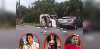 Mueren tres hondureños en EEUU, producto de un accidente de tránsito