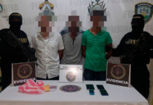 Se captura a tres integrantes de Grupo Delictivo