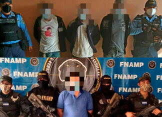 Arrestos policiales en Honduras