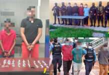 Arrestos policiales en Honduras