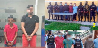 Arrestos policiales en Honduras