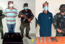 Arrestos policiales en Honduras