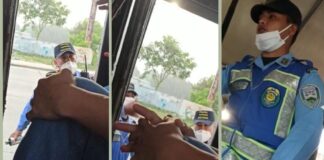 Auto de formal procesamiento para agente de la DNVT que lanzó bomba lacrimógena dentro de un bus en Cortés