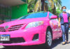 Taxis rosados para las mujeres en segunda ciudad más importante de Honduras