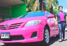 Taxis rosados para las mujeres en segunda ciudad más importante de Honduras