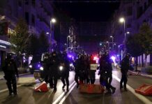 Las protestas contra las medidas anticovid dejan casi 60 detenidos en España Miembros de la Policía Nacional