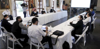 Autoridades evalúan la reconstrucción de los daños provocados por la depresión tropical Eta