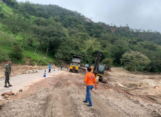 Habilitado el paso vehicular del puente sobre el río Higuito, carretera CA-11