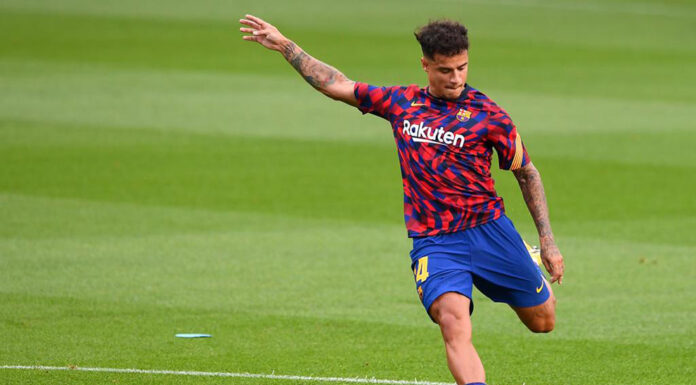 Coutinho completa el entrenamiento con el Barça 24 días después de su lesión