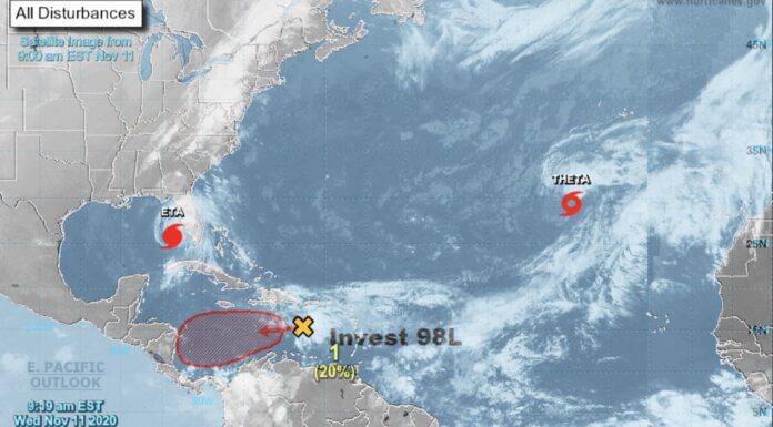 Alerta Roja a nivel Nacional por Fenómeno Tropical que se está desarrollando en el Mar Caribe