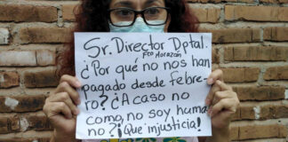 Docentes que solo ganan 5 mil lempiras mensuales, por 10 meses no han recibido un tan solo pago