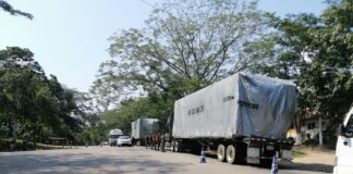 Fuerzas Armadas brinda seguridad en traslado de Hopital Móvil de Santa Rosa de Copan Hospitales Moviles Santa Rosa de Copan