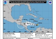 Se pronostica que la Tormenta Tropical IOTA llegará al cabo Gracias a Dios el día domingo como huracán