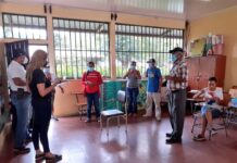 Fiscales inspeccionan albergues en Danlí para verificar condiciones de atención a los afectados por tormenta Eta